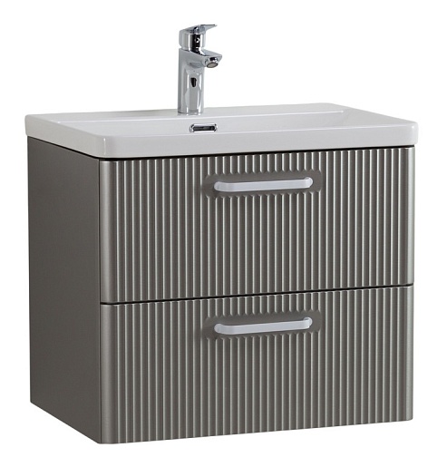 BelBagno Тумба с раковиной Due 50 подвесная Сатин ручки Белые – фото-1